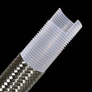 Inner Flat Outer Corrugated PTFE Tube