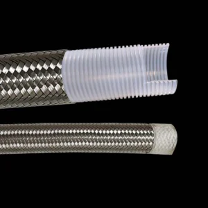 PTFE Bellows Tube: Inner Flat Outer Corrugated for Pharma Use