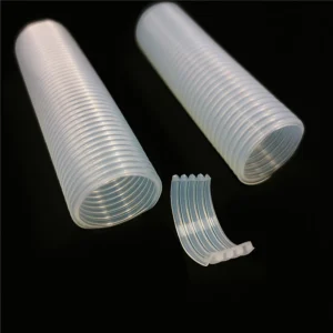 Corrosion-Resistant Inner Flat Outer Corrugated PTFE Hose for Labs