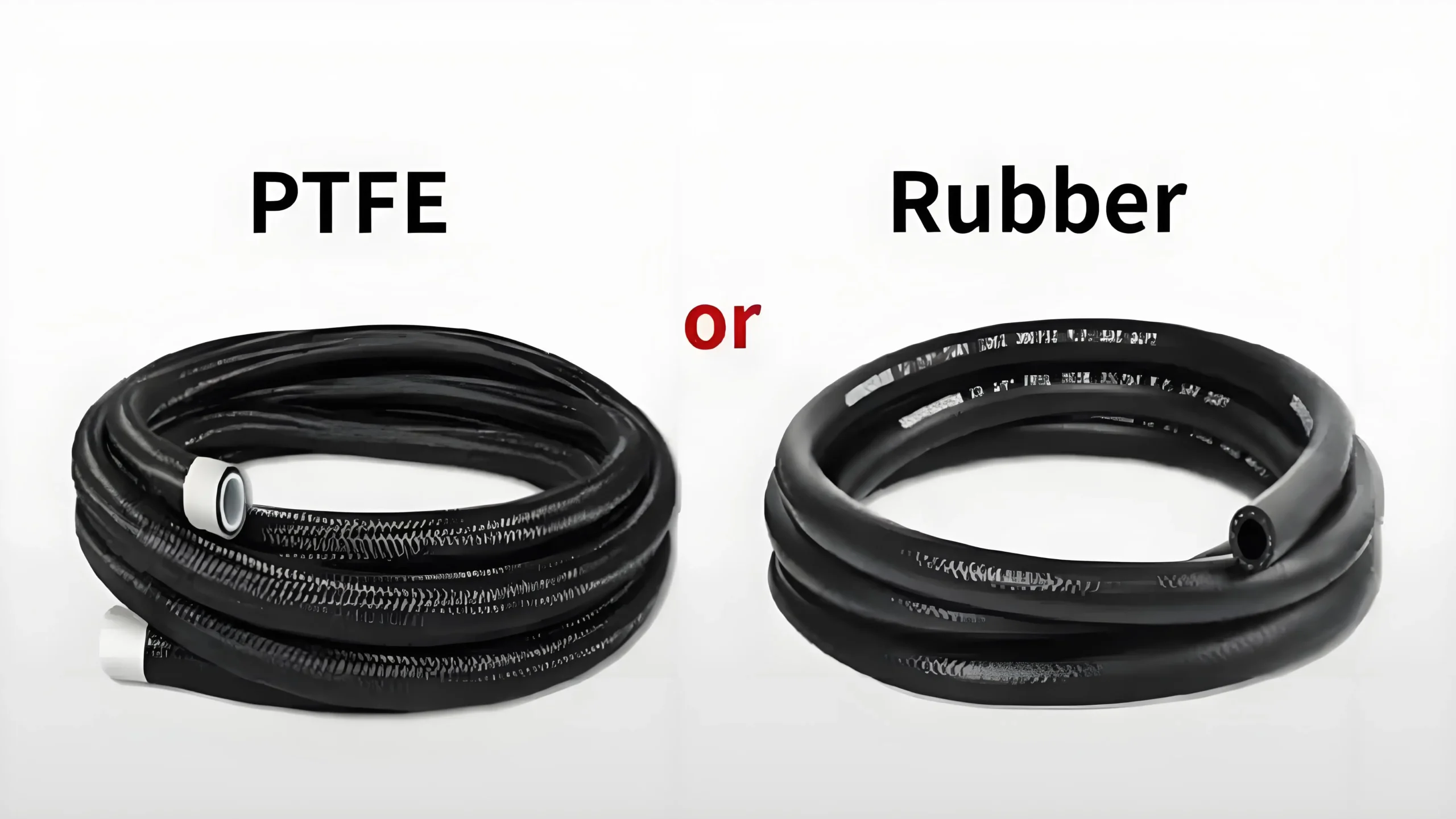 PTFE vs selang karet