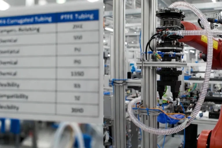 Tubo corrugado de PFA