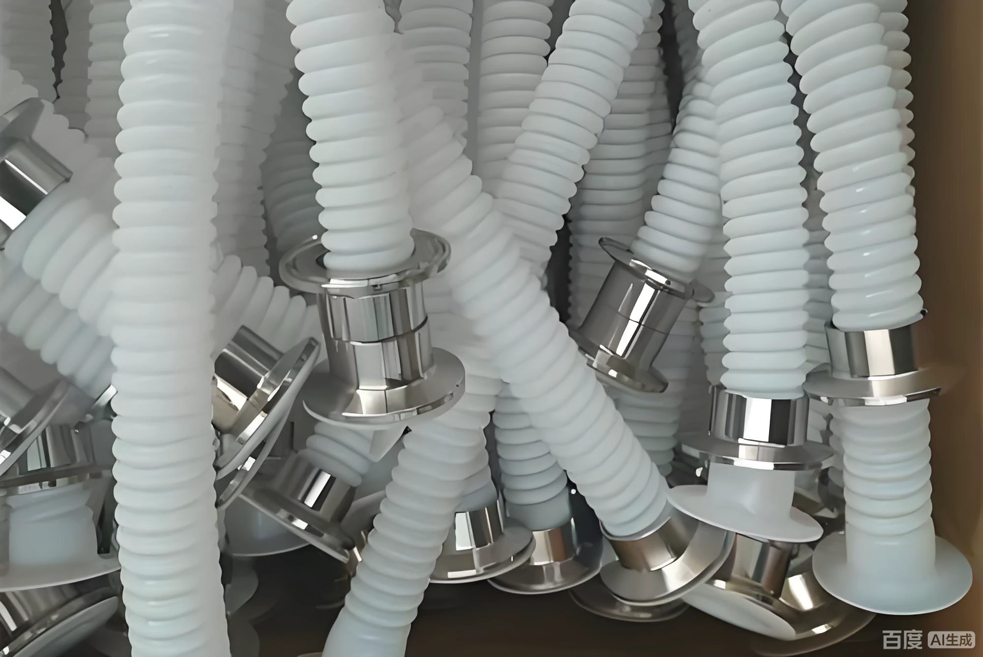 Industrial PTFE Hose with Flared Connections