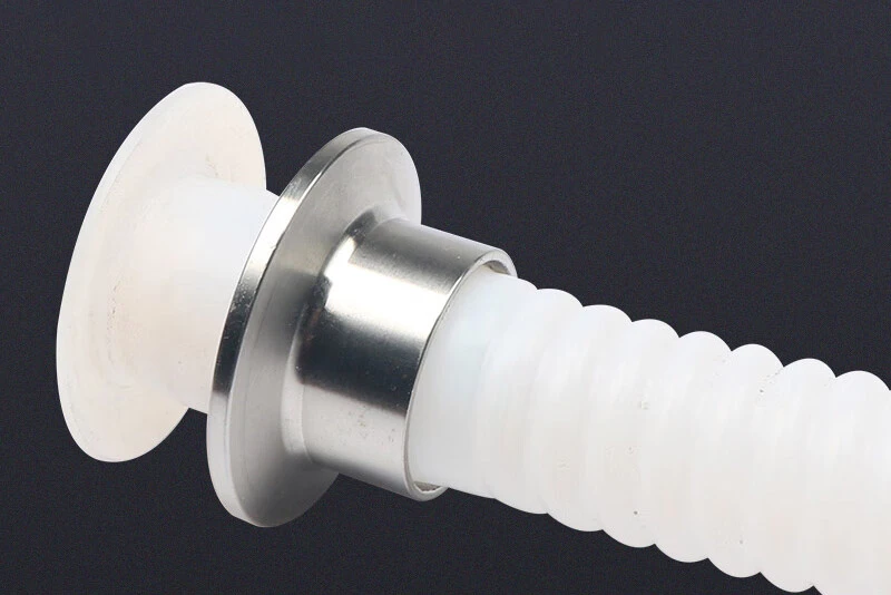 Convoluted PTFE Hose with Flared Ends