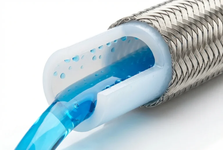 Teflon X PTFE hoses for AdBlue installed in a commercial truck SCR system